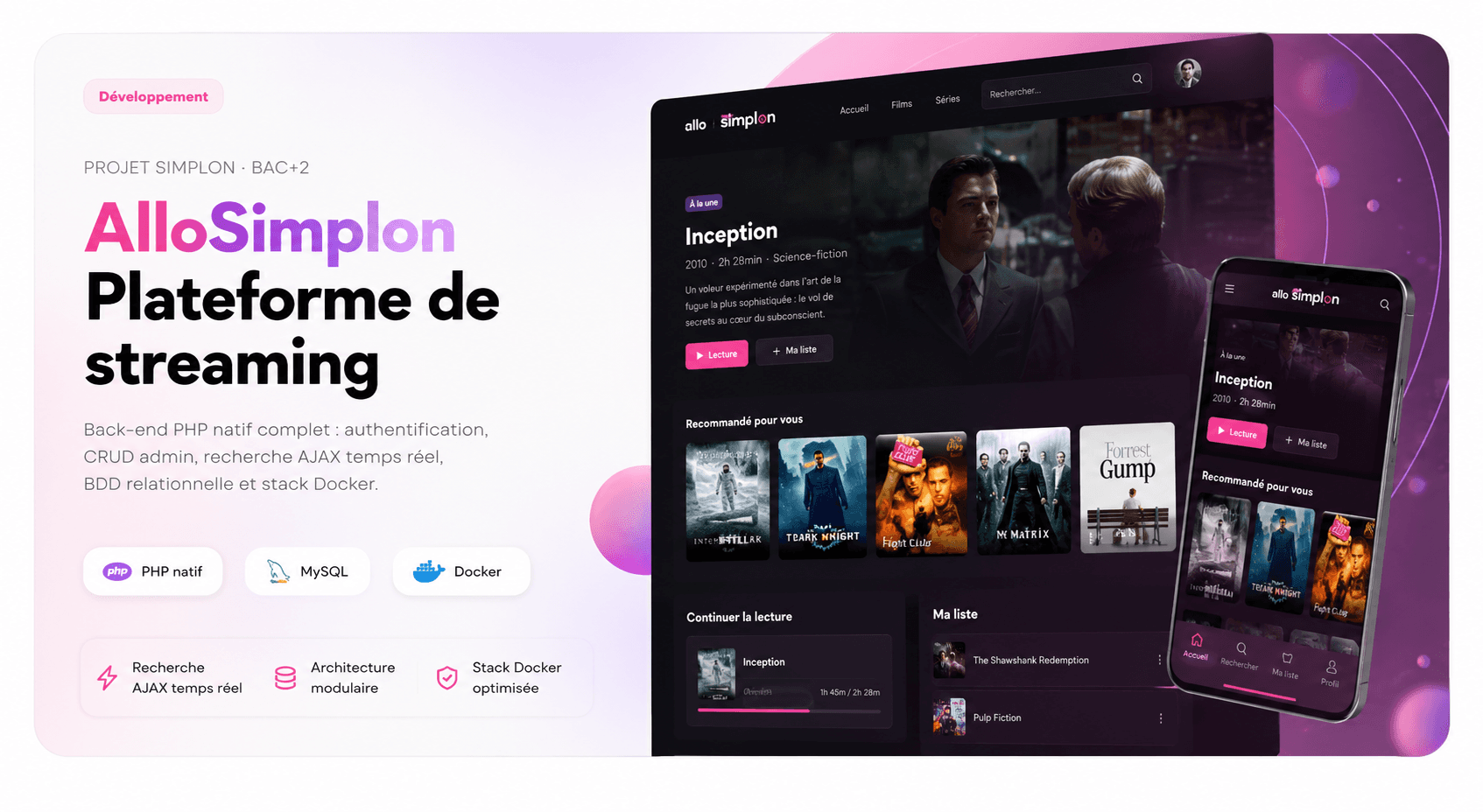 AlloSimplon — Plateforme de streaming