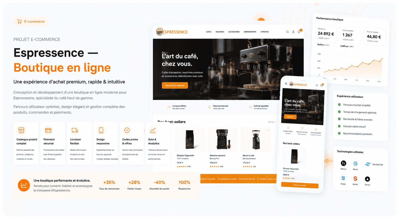 Espressence — Boutique en ligne Shopify