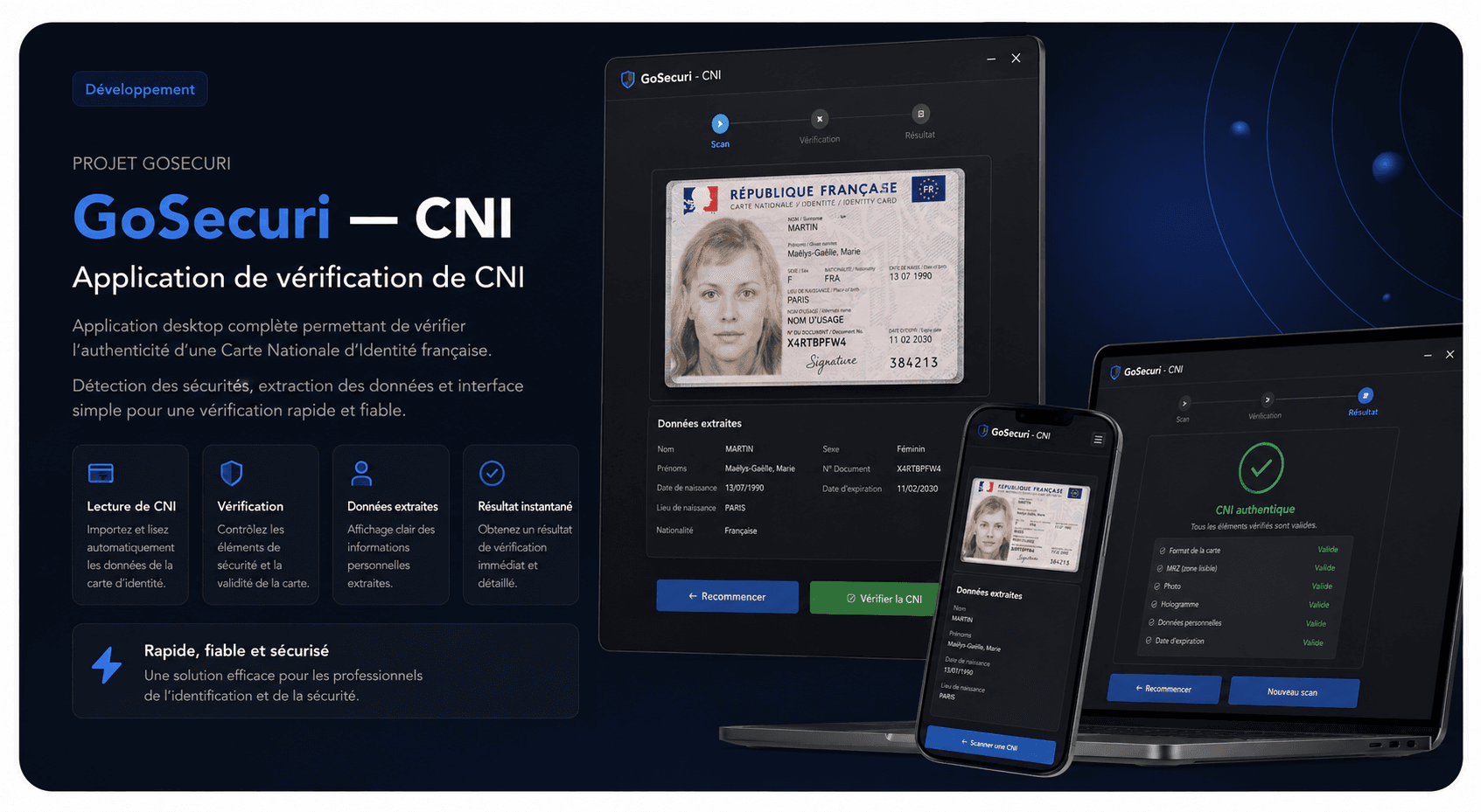 GoSecuri CNI — Contrôle d'accès visiteurs