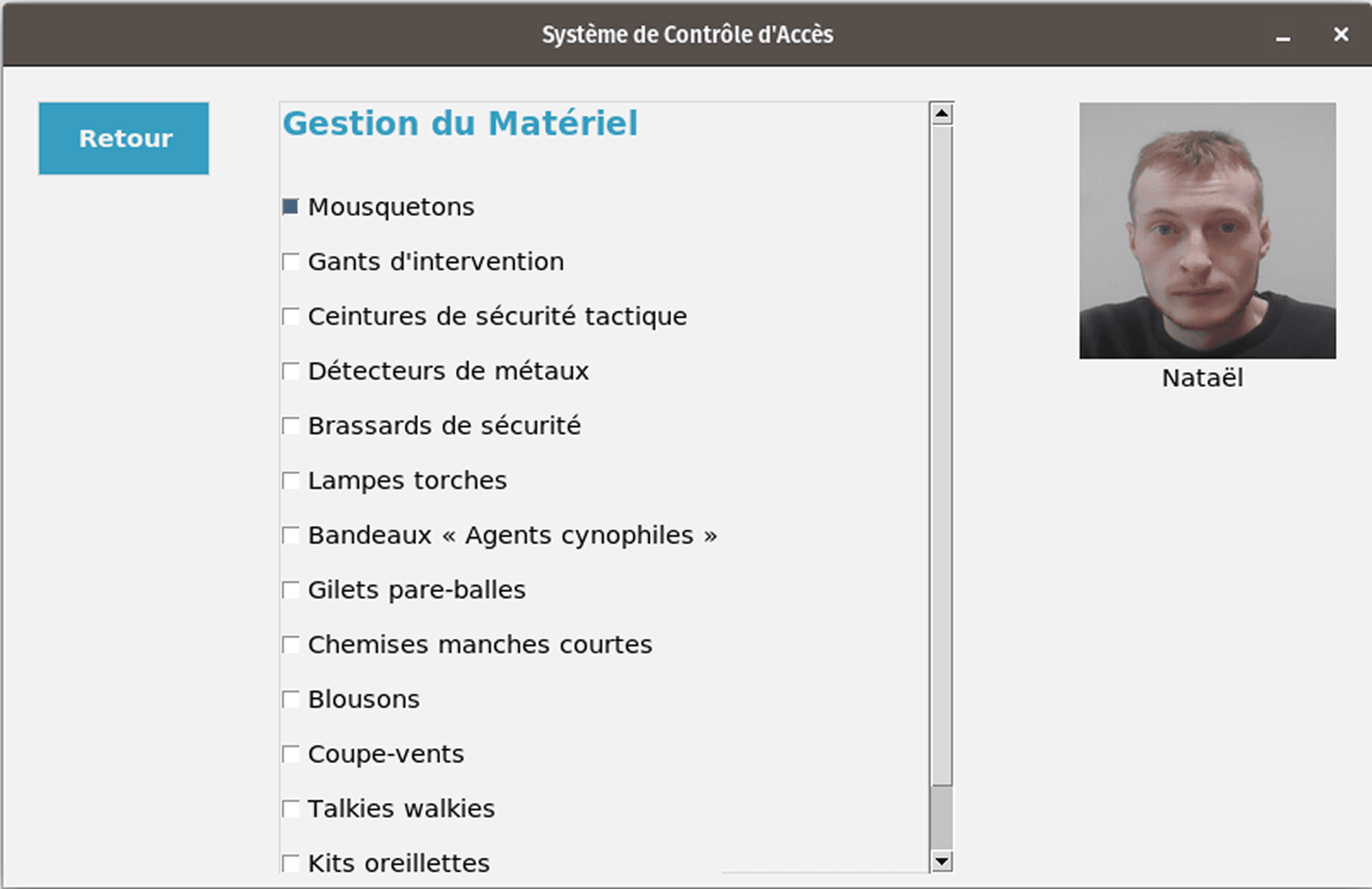 GoSecuri Security — Agent identifié, gestion du matériel