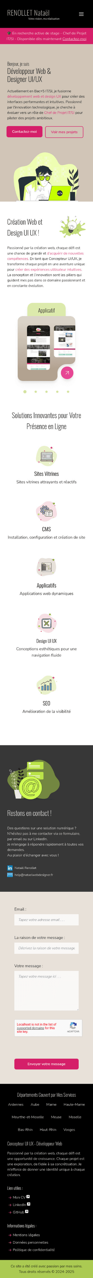 Portfolio v2 — mobile